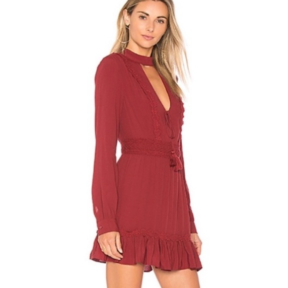 x Revolve Marjorie Mulberry Dress - Picture 2 of 14